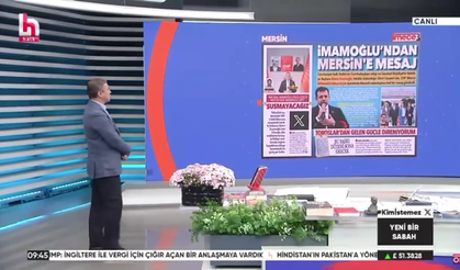 Gazetemiz, 9 Mayıs tarihli manşetiyle 'İsmail Küçükkaya ile Yeni Bir Sabah' programında
