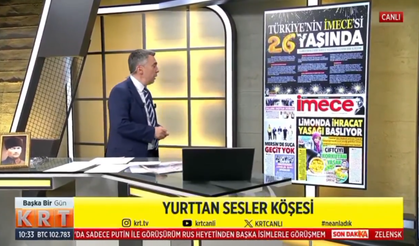İmece, 12 Mayıs tarihli manşetiyle 'Gökhan Kayış ile Başka Bir Gün' programında