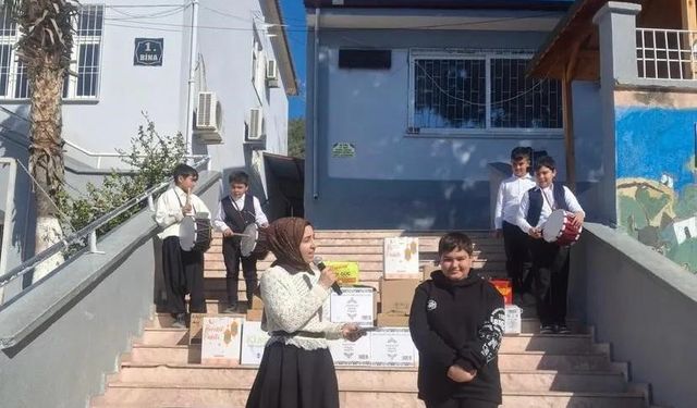 Bozyazı'daki Okullardan Anlamlı Ramazan Yardımı