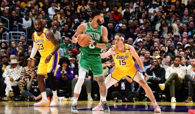 NBA'in Dev Derbisinde Celtics Galip: Lakers'ta LeBron Şoku!