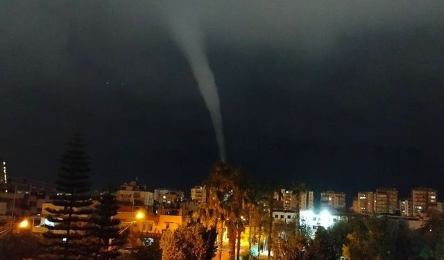 Akdeniz'de Gece ve Gündüz Oluşan Hortumlar Dikkat Çekti