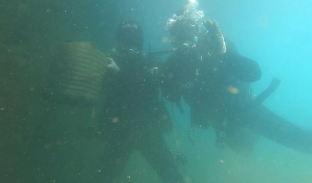 Kurbağa Adamlar Daldı, Hayalet Ağlar Temizlenip Balıklara Yaşam Alanı Oluşturuldu