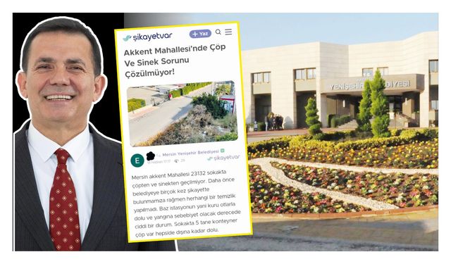 Yenişehir Belediyesi'ne Şikayet Yağıyor!