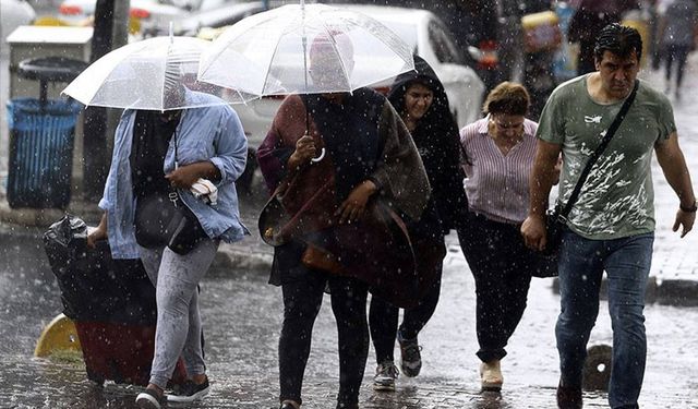 Meteoroloji'den Gök Gürültülü Sağanak ve Kuvvetli Rüzgar Uyarısı