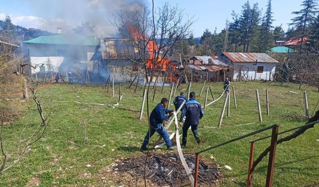 Çamlıyayla'da Yangın