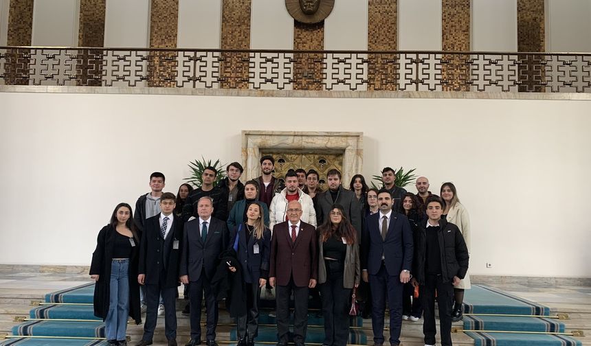 Kocamaz öğrencileri TBMM’de ağırladı
