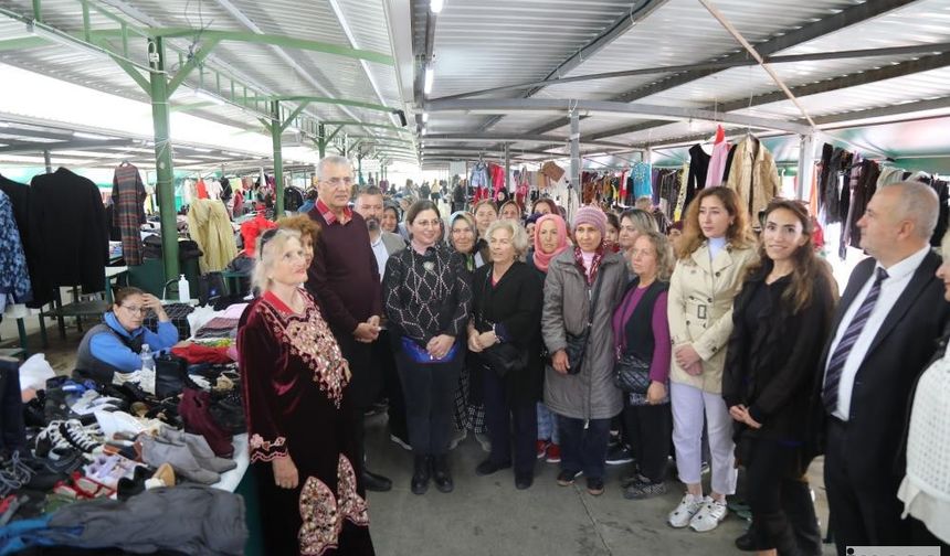 Mezitli'de 2. El Giyim ve Eşya Satış Pazarı Açıldı