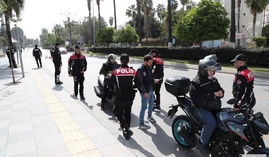 Mersin'de Motosiklet Hırsızlığına Karşı Uygulama