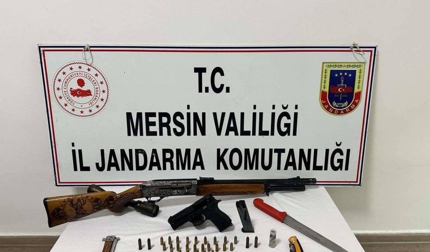 Mersin'de Silah Kaçakçılığına Operasyonu: Şüpheli Ölüm Olayının Silahı Çıktı