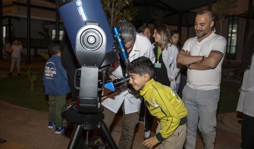 Çocuklar Mercan'da İlk Kez 'Gece Gözlem Etkinliği'ne Katıldı