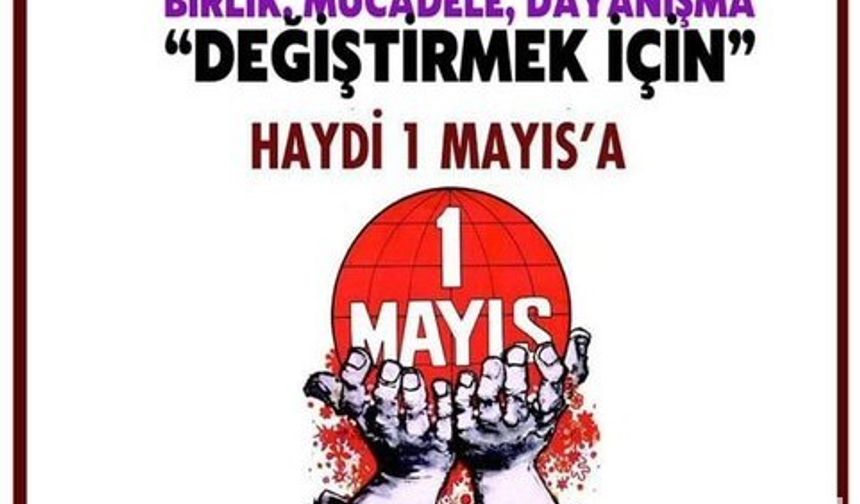 Mersin'de 1 Mayıs Çağrısı