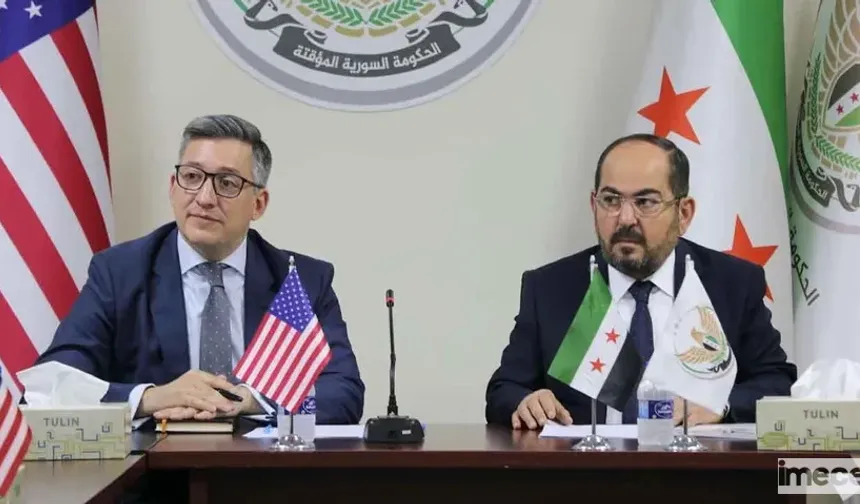 ABD'li Yetkili, Antep'te Suriye Geçici Hükümeti Başkanı'yla Görüştü