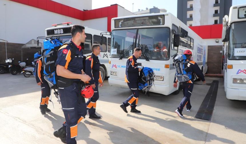 Mersin Büyükşehir Belediyesi'nden Deprem Tatbikatı