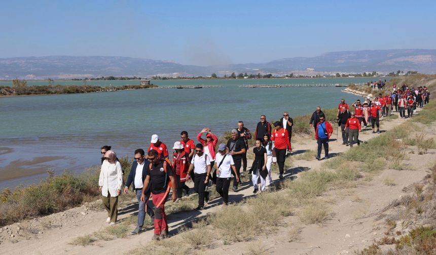 İl Millî Eğitim Müdürü Fazilet Durmuş, Doğa Yürüyüşüne Katıldı