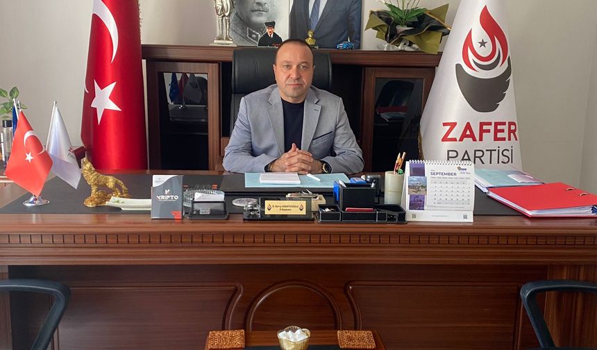 Zafer Partisi İl Başkanı Kibritçioğlu’ndan Ali Mahir Başarır’a Eleştiri