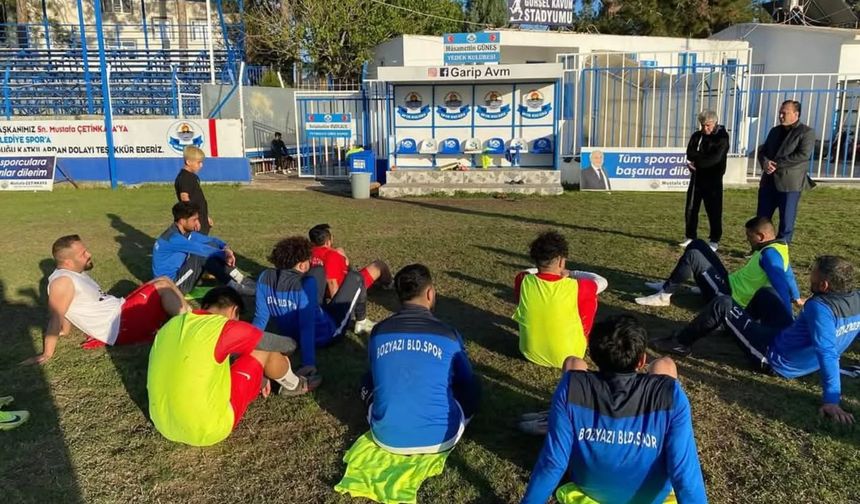 Başkan Karip'ten Bozyazı Belediyespor'a Ziyaret