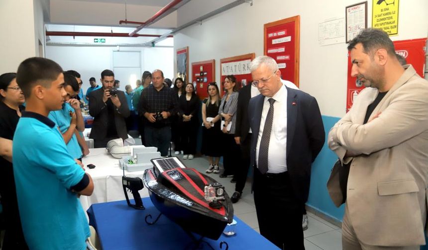 ‘Üreten Gençlik Proje ve Ürün Sergisi’ Mersin OSB’de Açıldı