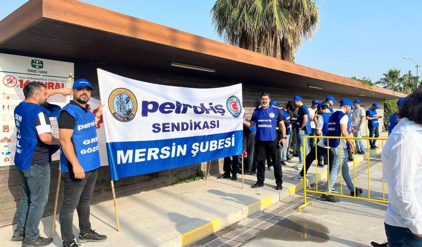 Tekfen Holding'e Bağlı Toros Tarım'da İşçiler Greve Başladı