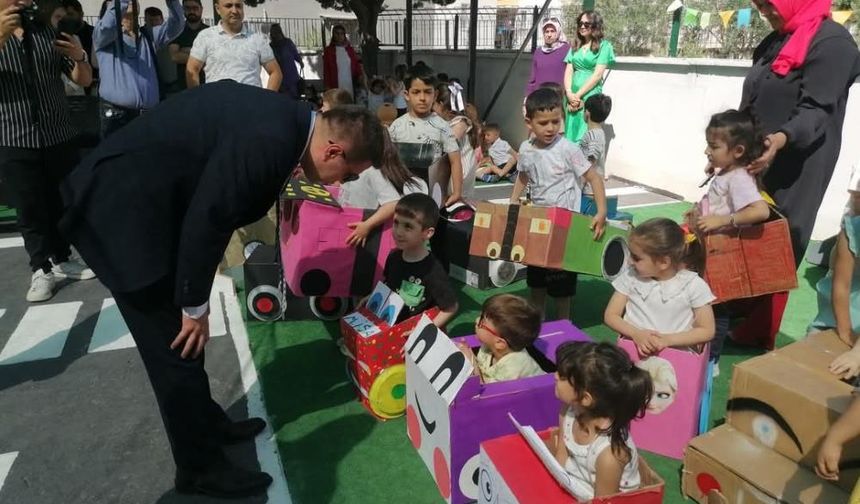 Mut'ta 'Trafik Parkur Oyun Alanı' Açıldı