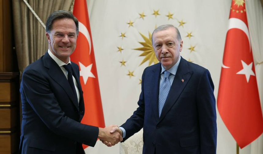 Cumhurbaşkanı Erdoğan, NATO Genel Sekreteri Rutte'yi Kabul Etti
