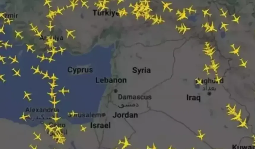 Suriye Hava Sahasını Geçici Olarak Sivil Uçuşlara Kapattı