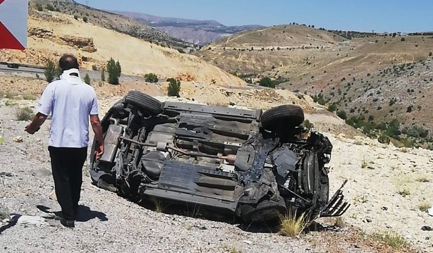 Malatya-Darende Karayolu'nda Feci Kaza: 1 Ölü, 2 Yaralı