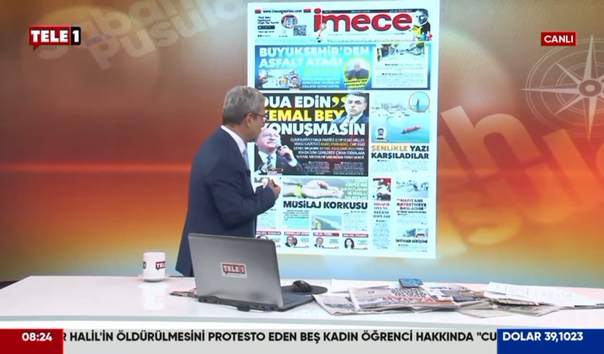 Gazetemiz, 29 Mayıs tarihli manşetiyle 'Musa Özuğurlu ile Sabah Pusulası' programında