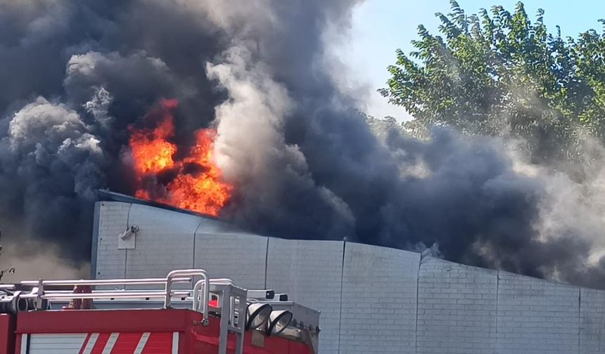 Pendik’te Atık Su Arıtma Tesisinde Yangın