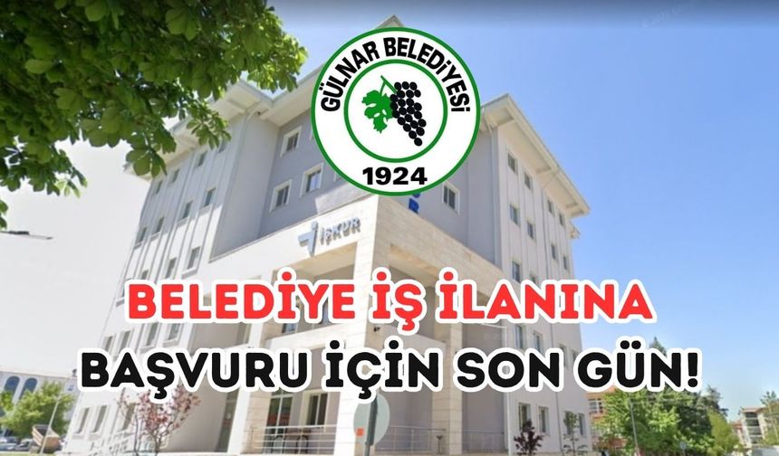 Mersin İŞKUR açıkladı! Başvuru için son gün: Gülnar Belediyesi 5 şoför alımı yapacak