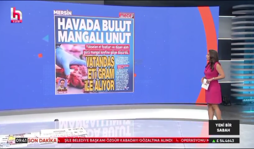 Gazetemiz, 10 Temmuz'daki manşetiyle 'Gözde Şeker ile Yeni Bir Sabah' programında