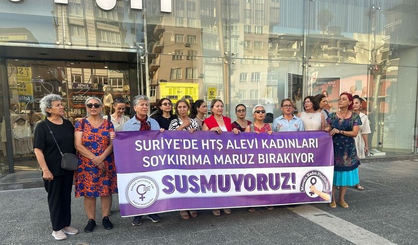 Mersin’de Halkevci Kadınlar İsyanda: “Soykırımcı çetelerle işbirliğine son verilsin”