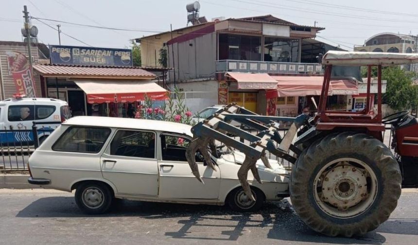 Tarsus’ta Can Pazarı: Otomobil Römorka Çarptı, Yaralılar Var!