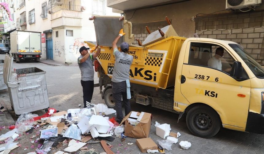 Görüntü Kirliliğine Son! Akdeniz'de Çöp Taksi Ekipleri Görev Başında