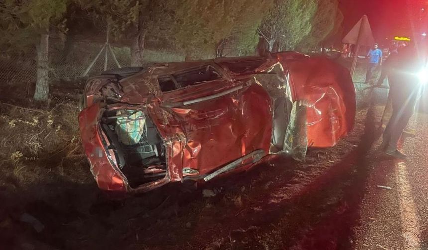 İzmir'de Feci Anlar: Otomobil Takla Attı, Yaralılar Var!