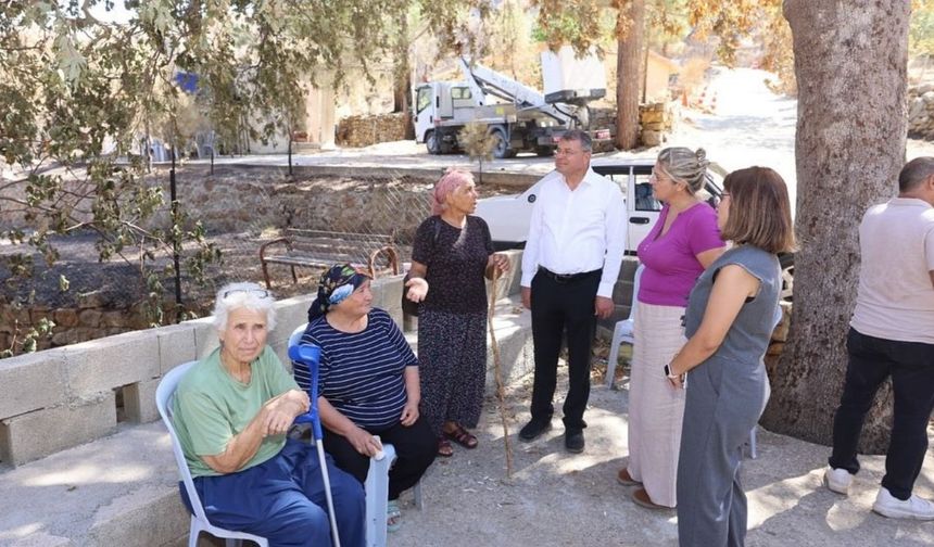 Silifke'de Yangın Sonrası İlk Adım: Başkan Turgut Kırtıl'da