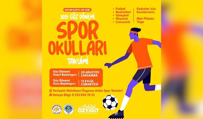 Mersinliler Dikkat! Bu Kursta Futboldan Yogaya Tüm Branşlar Ücretsiz
