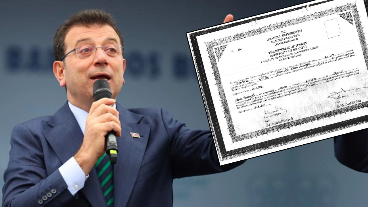 Konu Ekrem Imamoglunun Diplomasi Rektor Bile Degildim Ot94