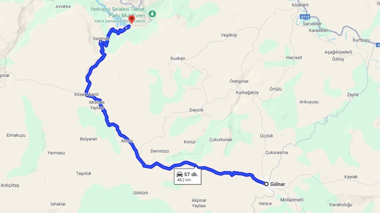Gezende Kanyonuna Nasil Gidilir