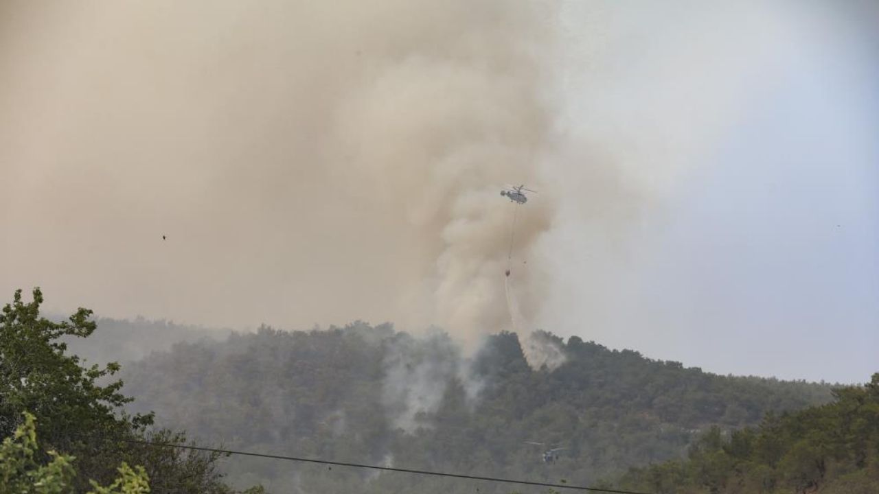 Mersin Yangin Helikopter-1