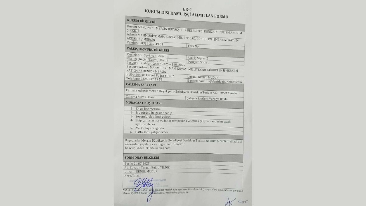 Buyuksehir Belediyesi Is Ilani 1