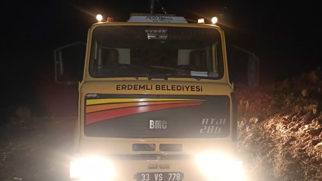 Erdemli Belediyesi Yangin Yardimi