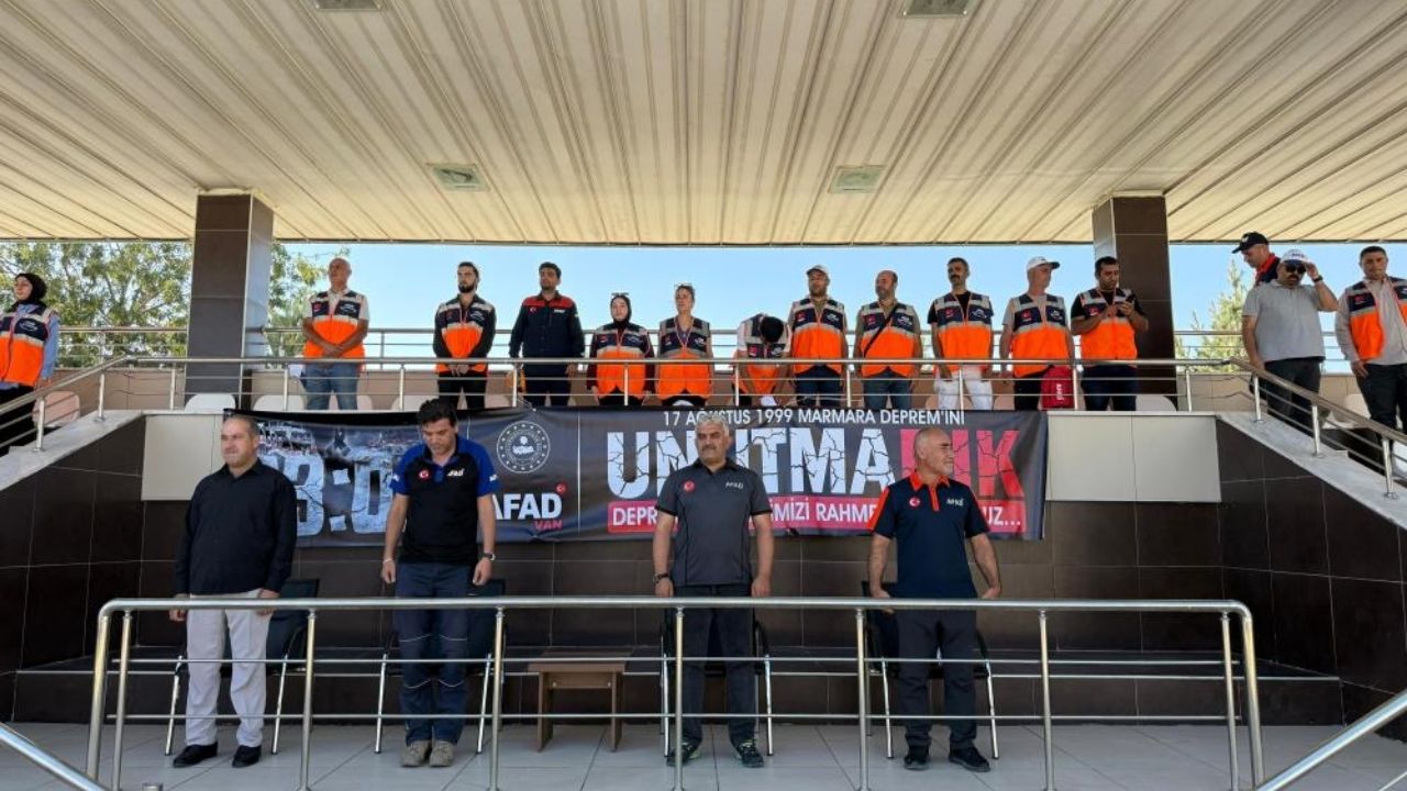 Van Afad Marmara Depremi Anma 2025
