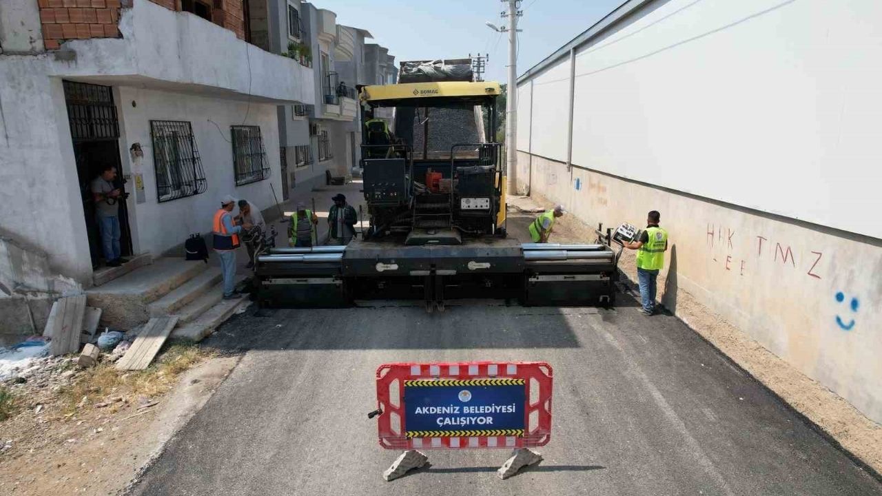 Yeşilçimen Mahallesi yol çalışması