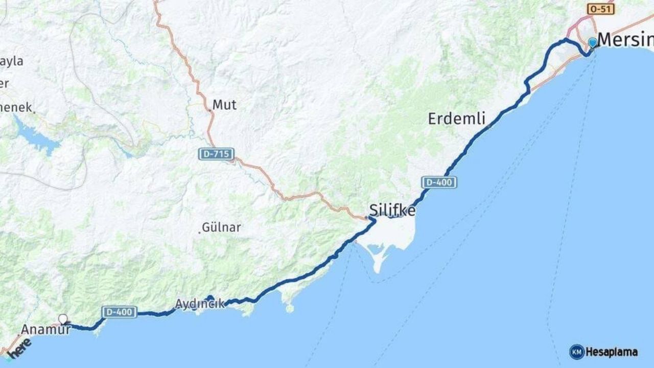 Silifke Mersin Km 3